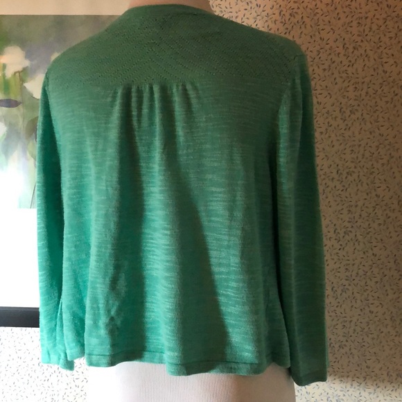 Ladies 3/4 sleeve open cardigan - Picture 5 of 5